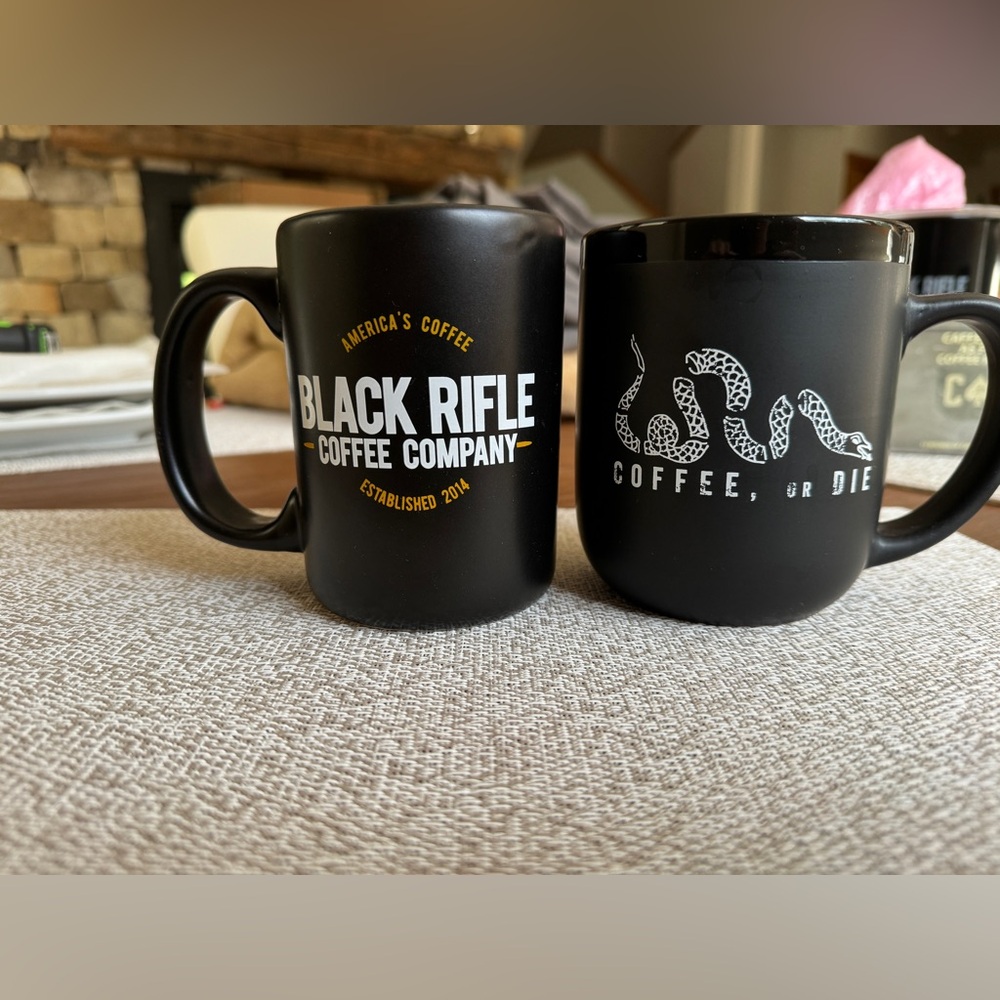 Black Rifle Coffee Company mugs (2)